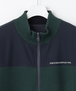 MEN】リバーシブル ニットブルゾン 1着で2つコーデが楽しめる 柔らかい