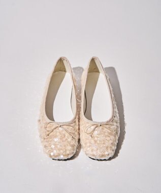 AMERICAN HOLIC グリッターパンプス Beige