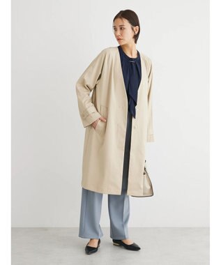 Green Parks 撥水加工　ケア楽着流しコート Beige