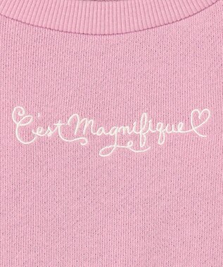 ANY KIDS 裾レースアップトレーナー ピンク