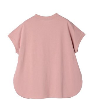 Green Parks 汗染み防止フレンチスリーブロゴＴシャツ Pink