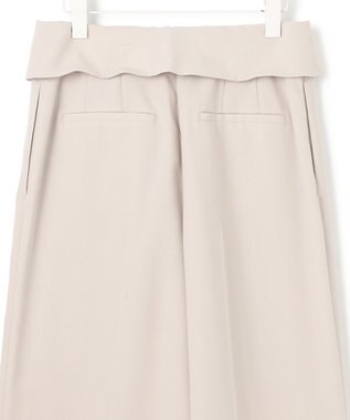 ICB L 【UVケア・接触冷感・速乾・防シワ・洗える】 FluidBackSatin デザインワイドパンツ トープ系