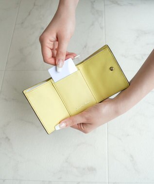 ACE BAGS & LUGGAGE 【新色登場】 Jewelna Rose ブリヨン 本革 三つ折り財布 15141 ダークグレージュ