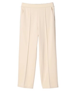 Green Parks らくスレストレートパンツ Ivory
