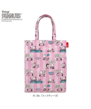 ROOTOTE 8430【スヌーピー】IP.A4アーキャトル.ラミネート.ピーナッツ-0L 01：フィフティーズ