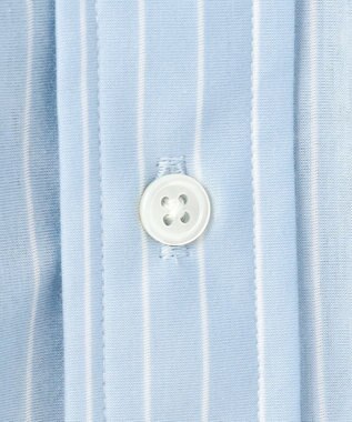 J.PRESS MEN 【KANEMASA JERSEY】【きちんと見え、快適な着心地】ストライプジャージ ボタンダウンシャツ / JAPAN MADE サックスブルー系1