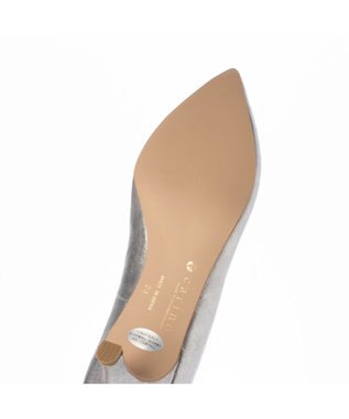 MODE ET JACOMO <carino>ポインテッドトゥプレーンパンプス シルバー