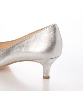 MODE ET JACOMO <carino>ポインテッドトゥプレーンパンプス シルバー