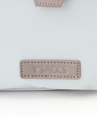 Y'SACCS ダブルタブ　トラベルショルダーバッグ ライトグレー