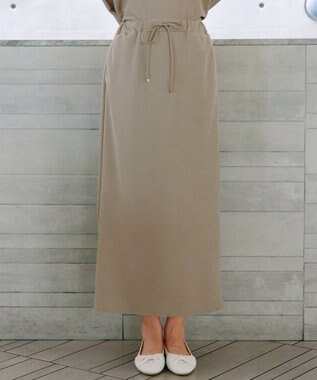 Tiaclasse 【選べる】フレア＆タイトカノコスカート セミタイト：ベージュ