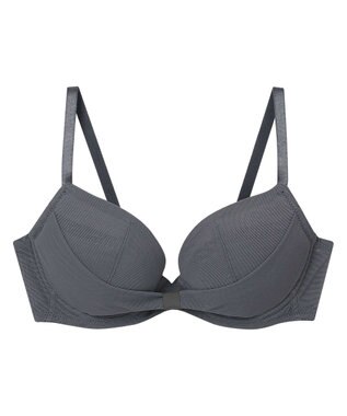 une nana cool 胸もとフィットをリボンでキープ リボンブラ クリーム