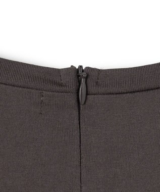 BEIGE， 【洗える】GLANTHUS / コットンカーブラインロングフレアワンピース Slate