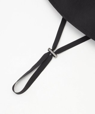 TOCCA 【UVカット99.9%以上・遮熱率48%・サイズ調節可】RIBBON LIKE 2WAY SUN SHADE HAT ハット ブラック系