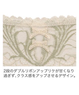 BRADELIS New York 【BRADELIS New York】ローズスタイルパンティ24A1 アイボリー