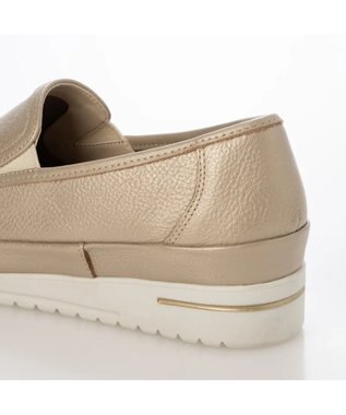 ing <ing>【WEB限定】【サスティナブル】厚底スリッポンスニーカー ゴールド