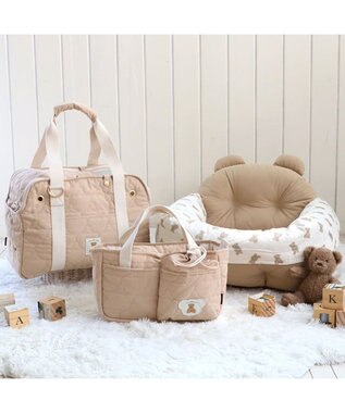 PET PARADISE ペットパラダイス くまちゃん あごのせ キャリーバッグ 小型犬 M ブラウン