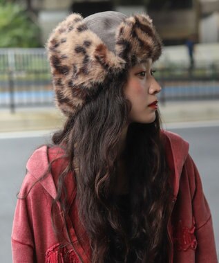 WEGO 【ユニセックス着用ITEM/暖かい】フライトキャップ 柄1