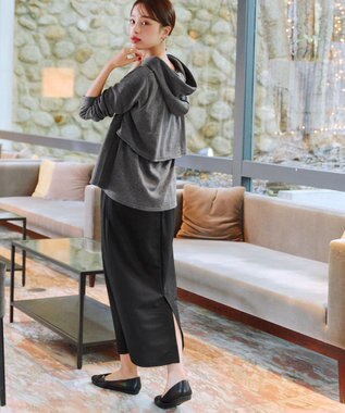 Tiaclasse 【選べる】フレア＆タイトカノコスカート セミタイト：ブラック