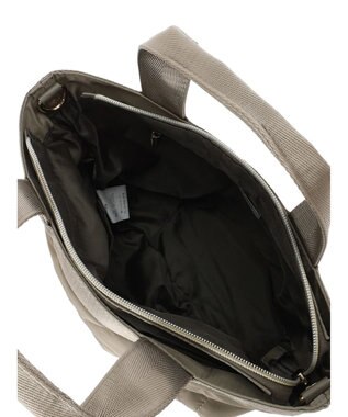 Green Parks ａｎｄｍｉｋｋａ．２ｗａｙ　キルトトートバッグ Gray Beige