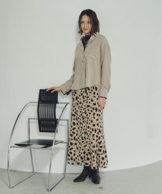 YECCA VECCA ピーチ起毛シャツ Mint Green