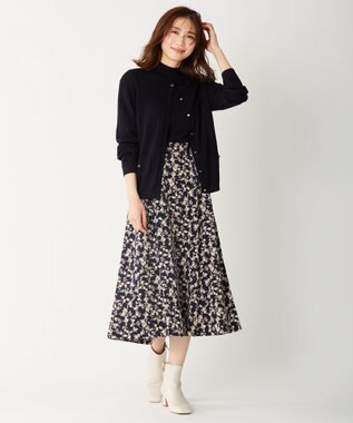 J.PRESS LADIES 【洗える】KNIT BASIC ニット ネイビー系