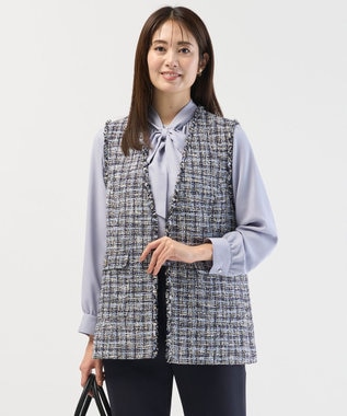 J.PRESS LADIES S ファニーツイード ジレ