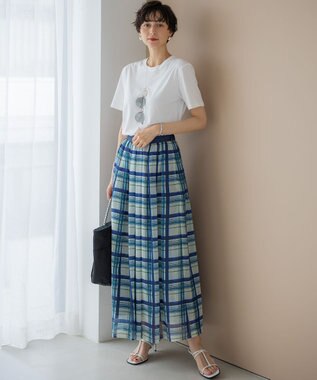 23区 L 【洗える】コンパクトヤーン スムース Tシャツ ホワイト系