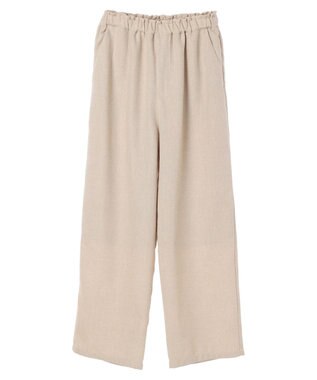 earth music&ecology ヘリンボーンイージーパンツ Ivory