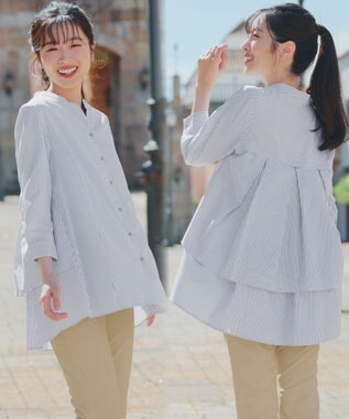  バックタックフレアチュニック