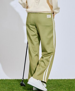 PW CIRCULUS 【WOMEN】イージーワイドパンツ ゴルフウェア レディース カーキ系