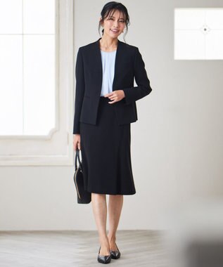 23区 サブバッグ付き 2WAYラウンド トートバッグ ブラック系