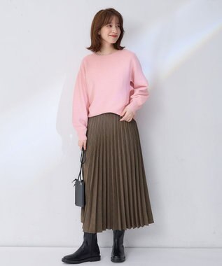 ANY 【洗濯機可能/8色展開】ハッピーカラーニット ピンク