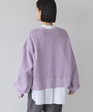 AMERICAN HOLIC ピグメントショートスウェット Pink