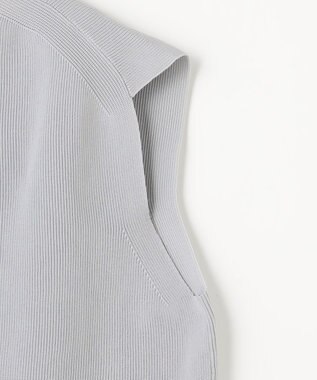 ANY Vネックニットベスト ライトグレー