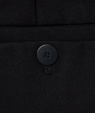 JOSEPH ギャバジンストレッチ ワイドレッグトラウザーズ YUKIO Black