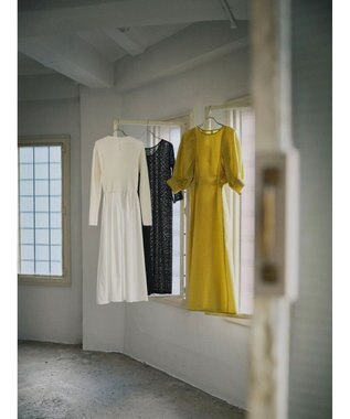 Green Parks AnriettMusee レースロングワンピース Black