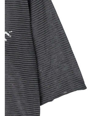 Green Parks シアーボーダーロゴプルオーバー Gray