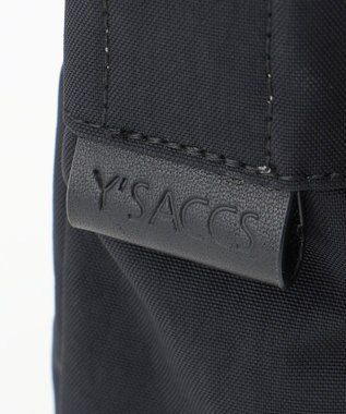 Y'SACCS 【ムック本掲載】クリンクルナイロン　ダブルポケットショルダー ブラック