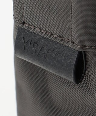 Y'SACCS 【ムック本掲載】クリンクルナイロン　ダブルポケットショルダー ダークグレー