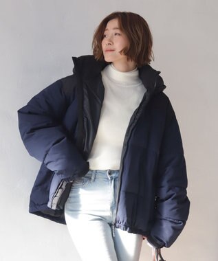 WEGO 【25年秋冬新作/ユニセックス着用ITEM/SMLサイズ展開】2WAYパファーブルゾン