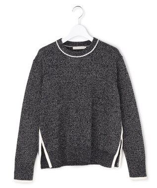 ICB L コットンツイスター クルーネックニット