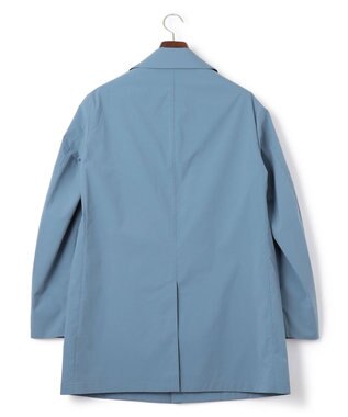 J.PRESS MEN 【ビジネス対応可】【撥水加工 / ウォッシャブル可】テクニカルライトポプリン ドレスカーコート サックスブルー系