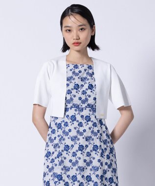 TOCCA 【洗える・接触冷感】CREAPE BOLERO ボレロ アイボリー系