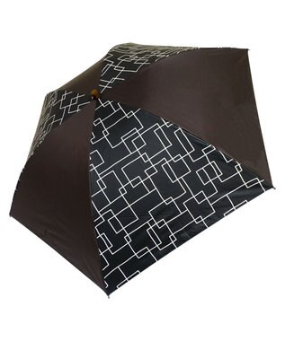 +RING 【遮光/99%以上】【数量限定】レディース向け 晴雨兼用（折）50cm BLK-PTN T949