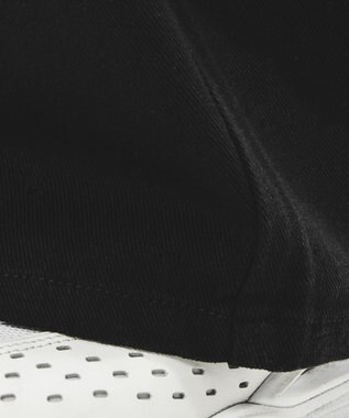 WEGO 【ユニセックス着用ITEM】ハトメバッククロスモチーフパンツ ブラック