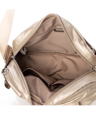 LA BAGAGERIE モノグラムデイリーショルダー ゴールド