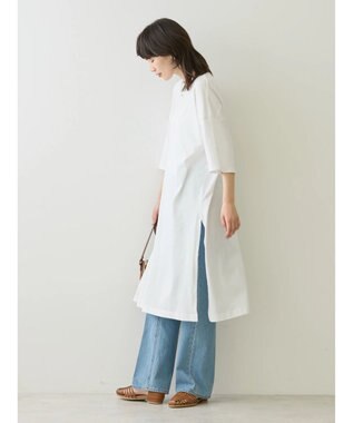 AMERICAN HOLIC サイドスリットカットワンピース1 Off White