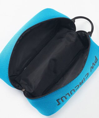 PW CIRCULUS 【UNISEX】デタッチャブル キャディバッグ シボ感のあるナイロンワッシャー素材 スカイブルー系