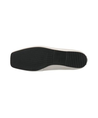 Bridget Birkin 【PARADIS COULEUR】スクエアトウフラットローファー ライトグレー