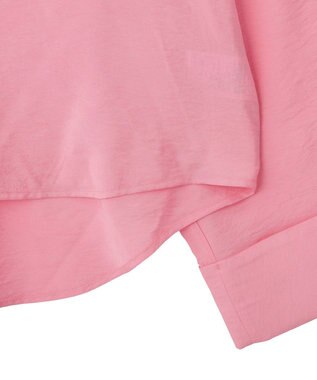 earth music&ecology Ｗポケットシャツ Pink